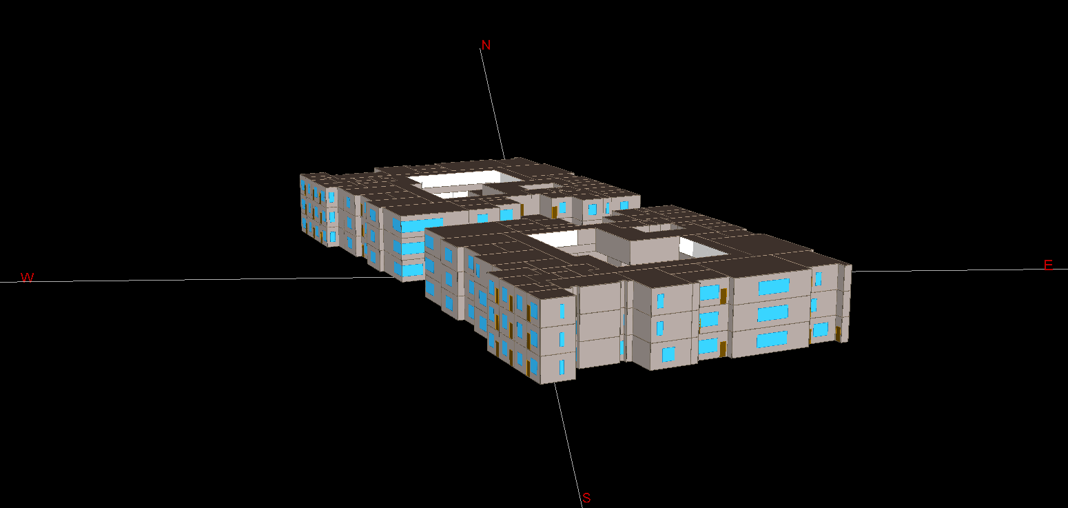 Building energy simulation model